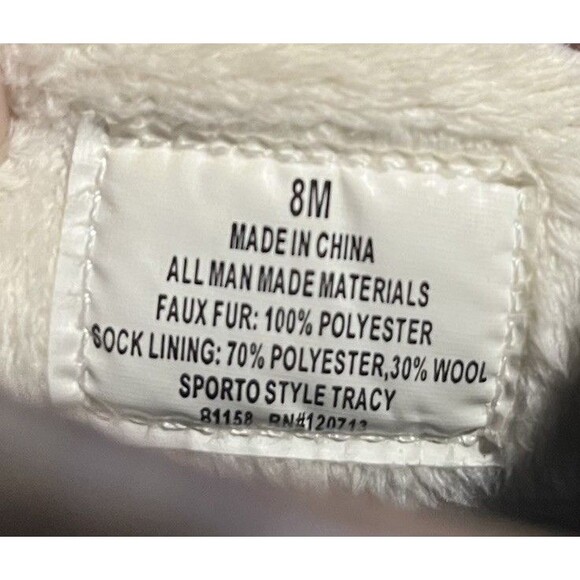 Sporto Eco System Tracy Waterproof Champagne & Black Snow Ankle Boots Women's 8 - Picture 6 of 9